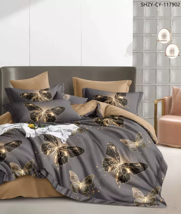 Постельное белье сатин люкс - Золотая бабочка