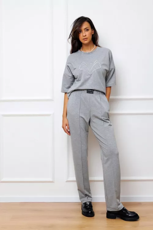 Брюки 343 GRY светло-серый последний размер