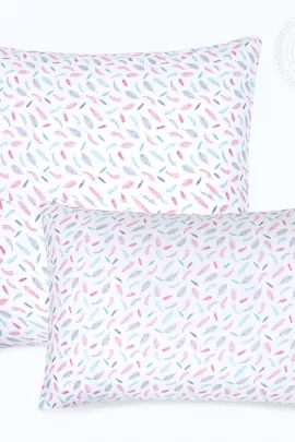 Трикотажная наволочка на молнии Перышко 258 70х70 258