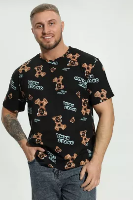 Мираж футболка мужская (голубой)