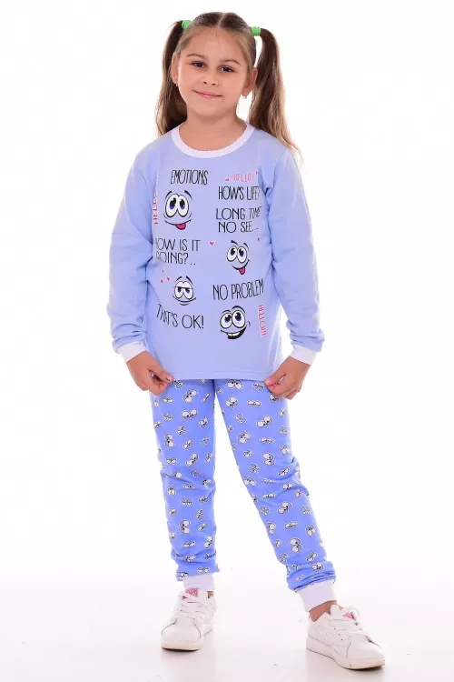 Пижама детская 7-254б (лазурь)
