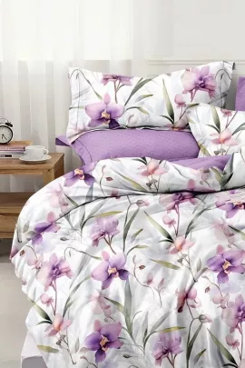 КПБ Поплин Эксклюзив (молния) - ВЕСЕННИЙ АРОМАТ