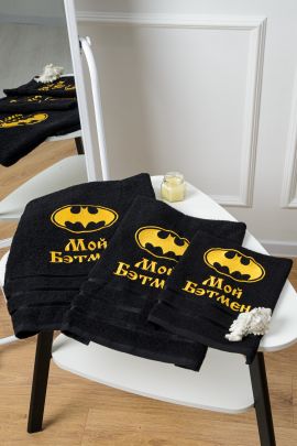 14418/6 Бэтмен полотенце махровое плотность 350гр