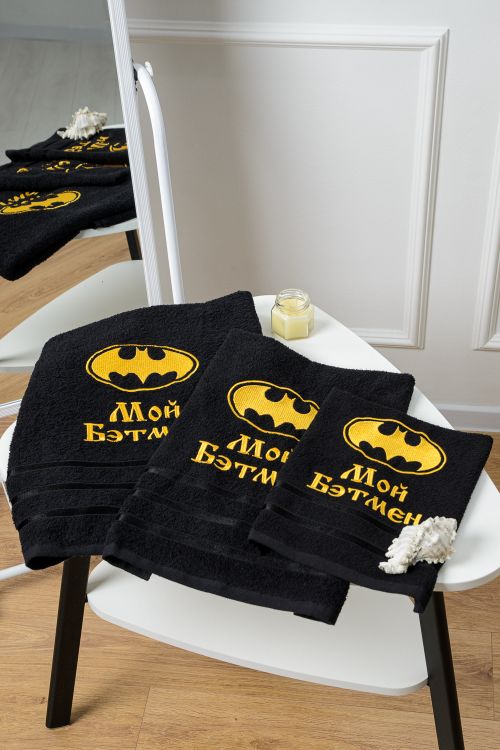 14418/6 Бэтмен полотенце махровое плотность 350гр