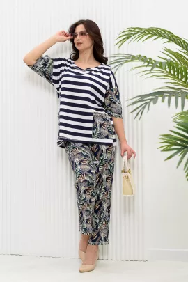 Костюм женский с брюками 329034 последний размер