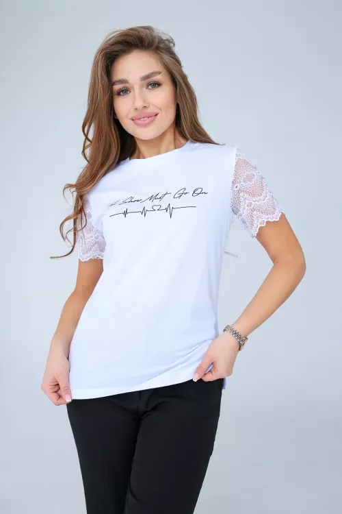Футболка Кружево