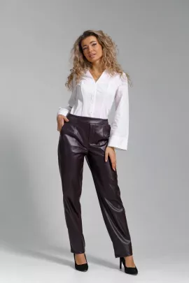 Брюки 53011 коричневый последний размер