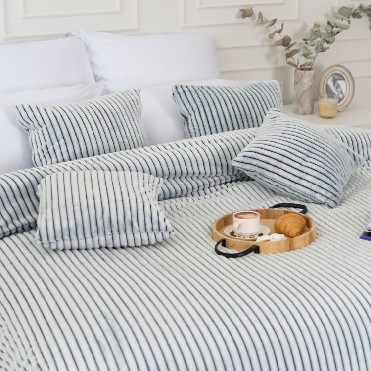 Вертикаль(ультрамарин) наволочка декор. велсофт