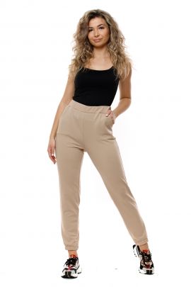 БР-09 НСД Брюки женские (футер) Бежевый