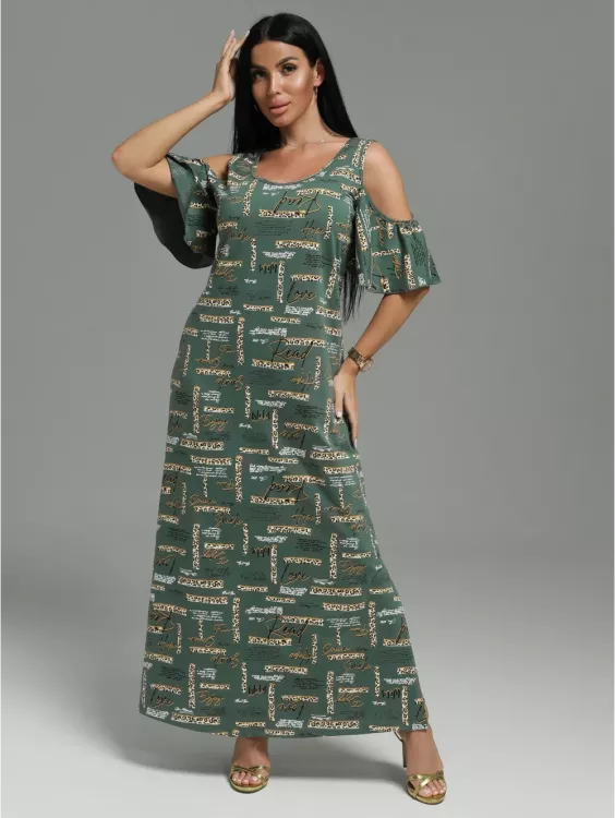 Новелла платье женское (хаки)